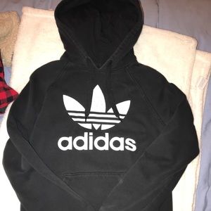 adidas black hoodie *good condition*